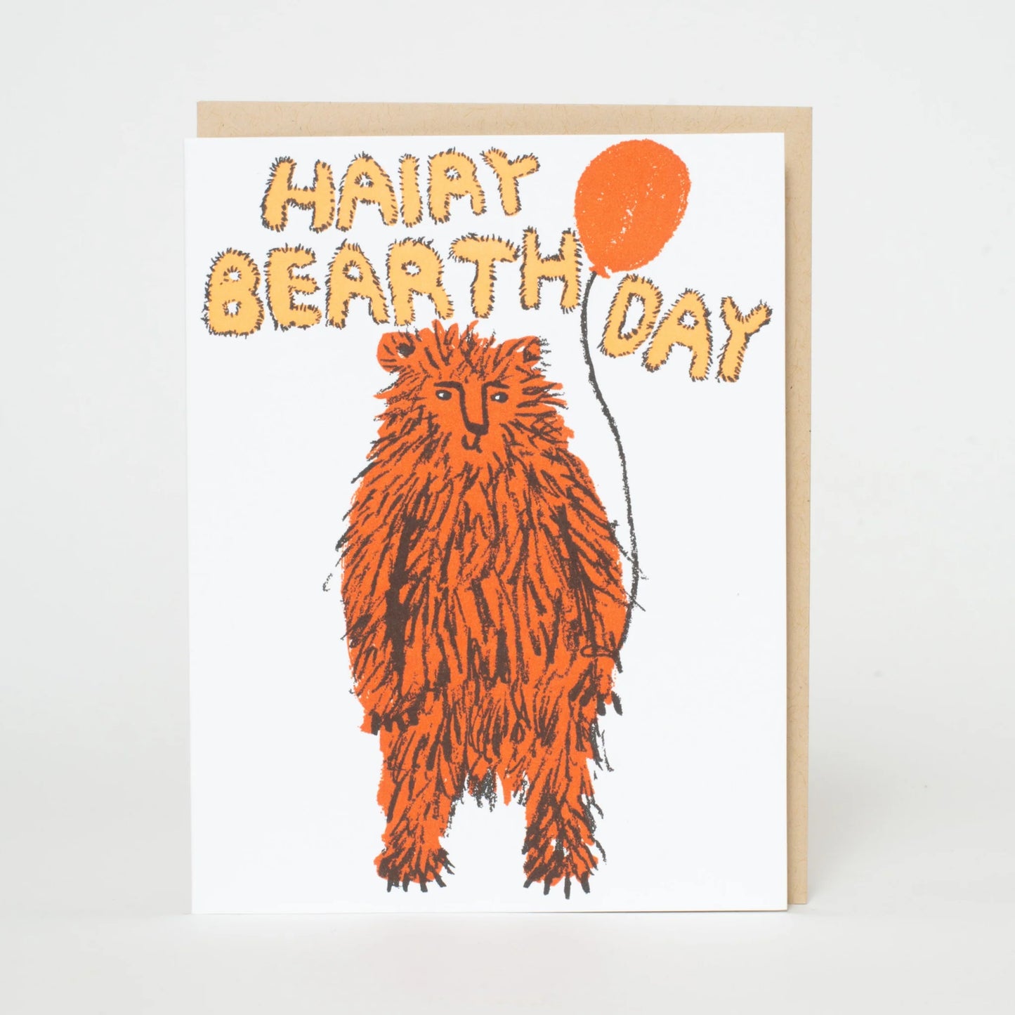 Hairy Birthday Card