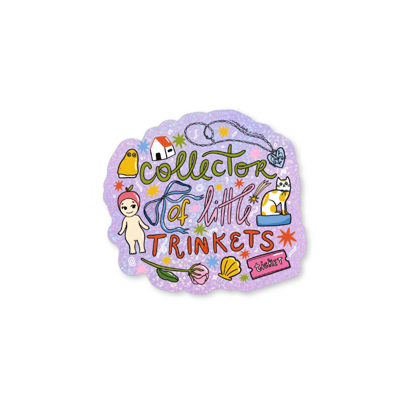 Trinket Collector sticker