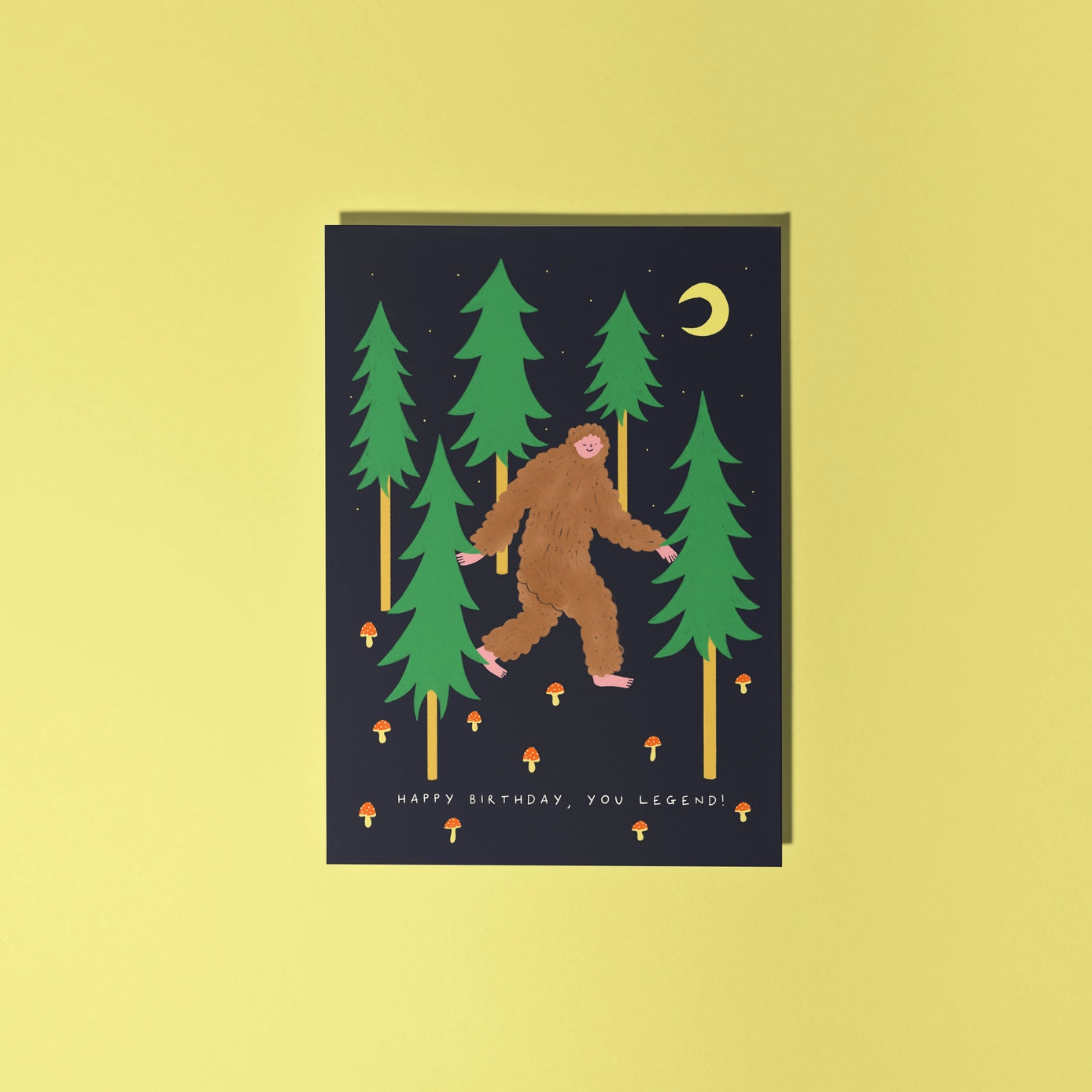 Birthday Legend greeting card
