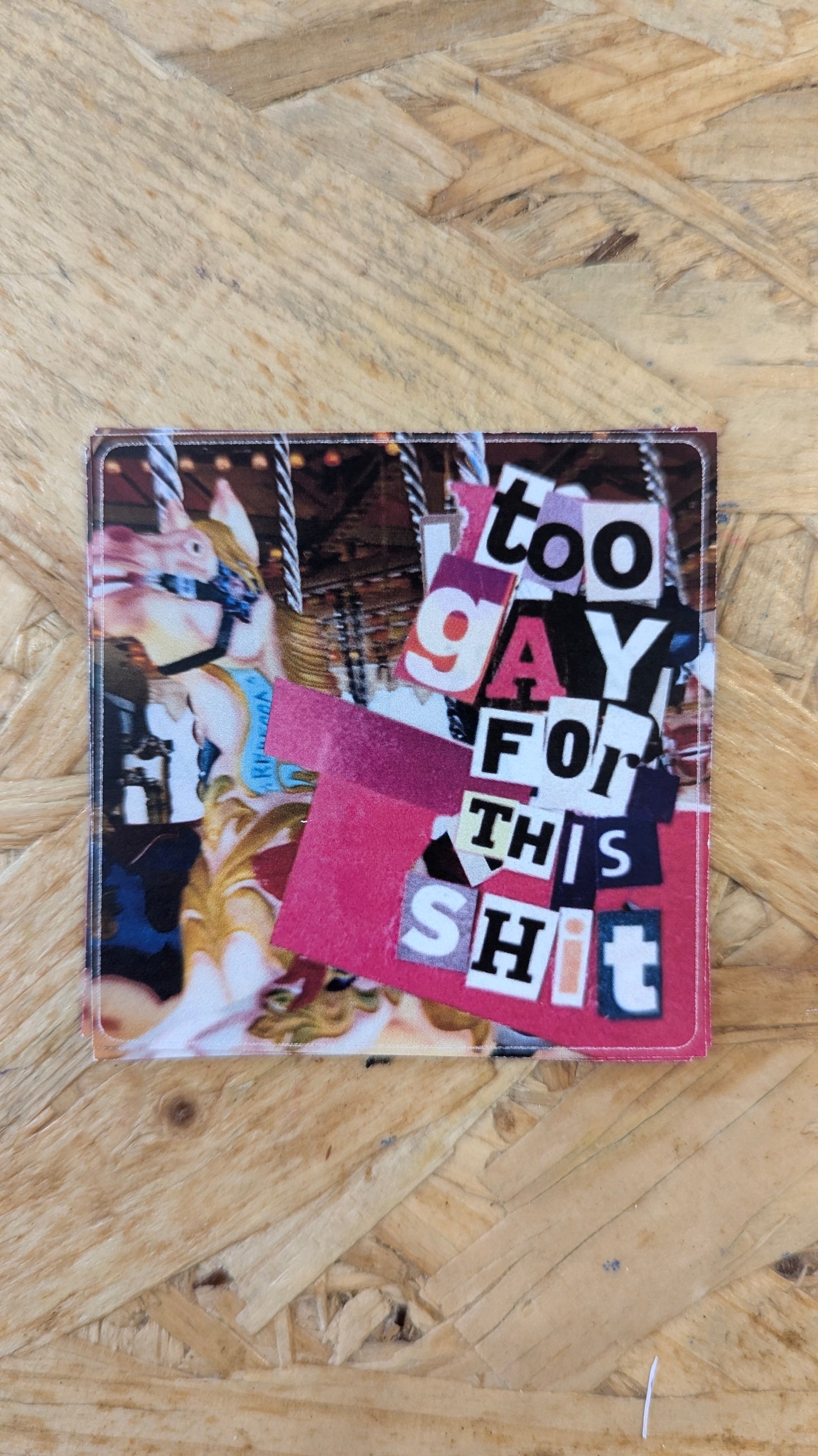 Too Gay For This Shit - Artie is Arty sticker