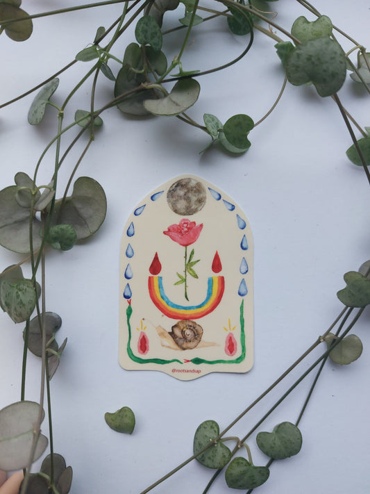 Rainbow Snail Sticker: Teachers of Softness