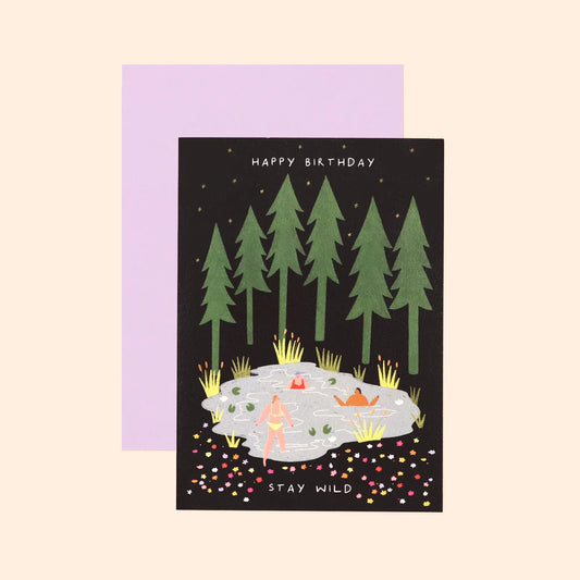 Stay Wild Happy Birthday Card