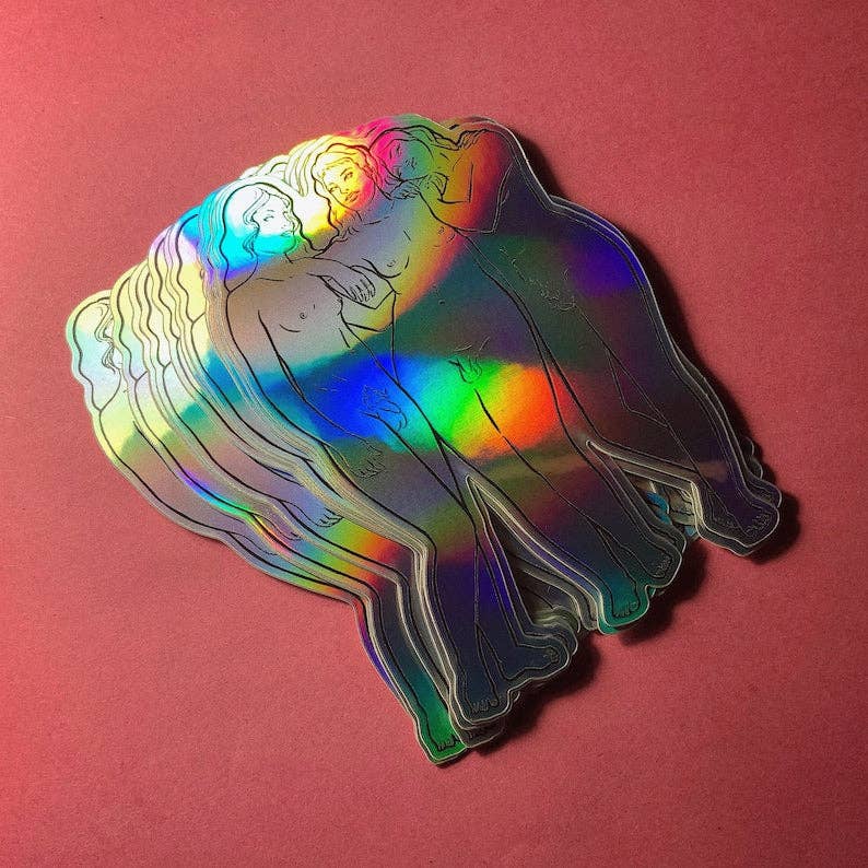 Trans Three Muses sticker
