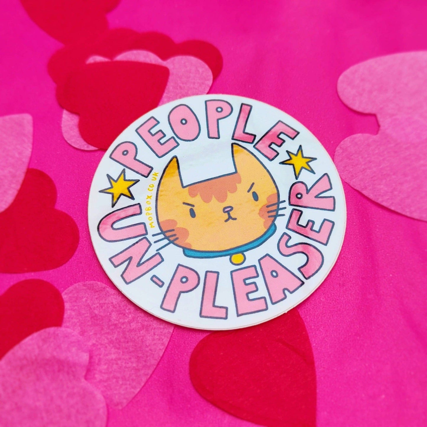People Un-pleaser Cat Sticker