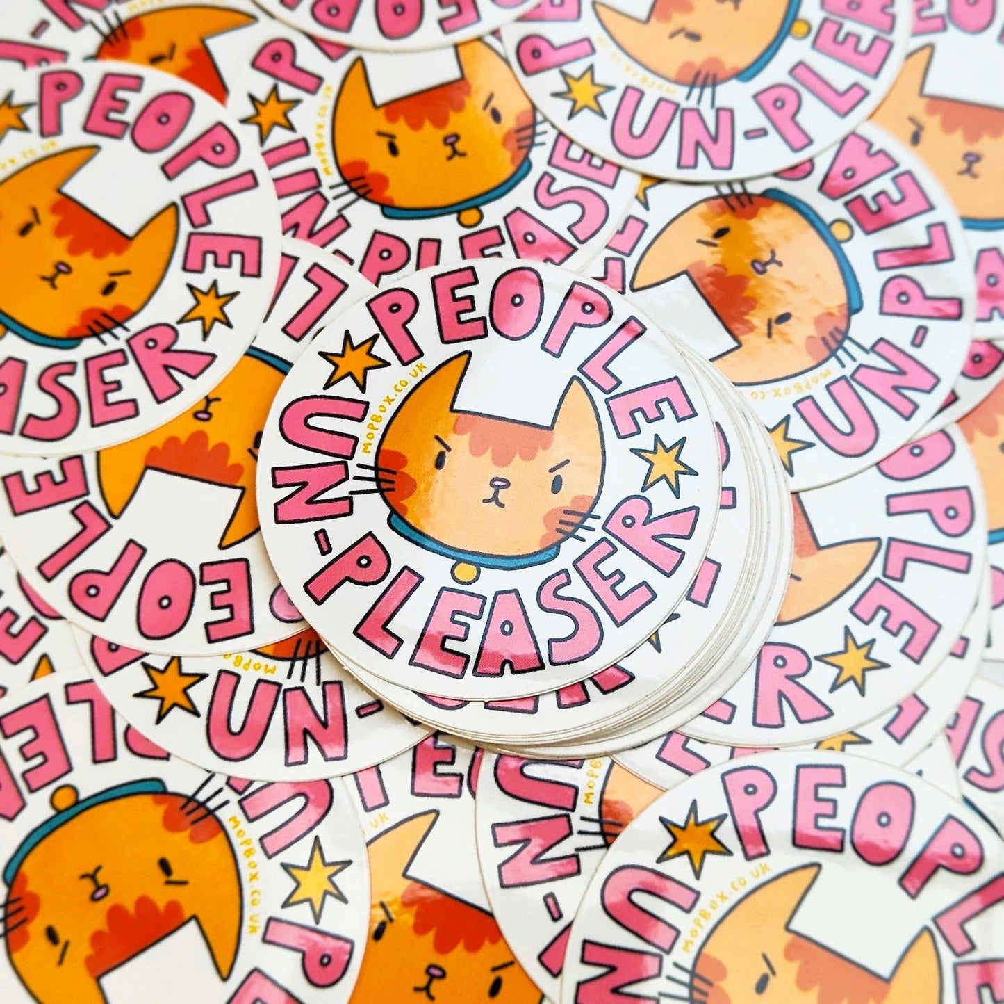 People Un-pleaser Cat Sticker