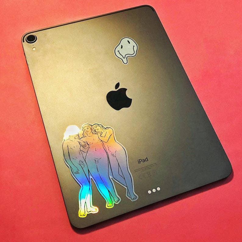 Trans Three Muses sticker
