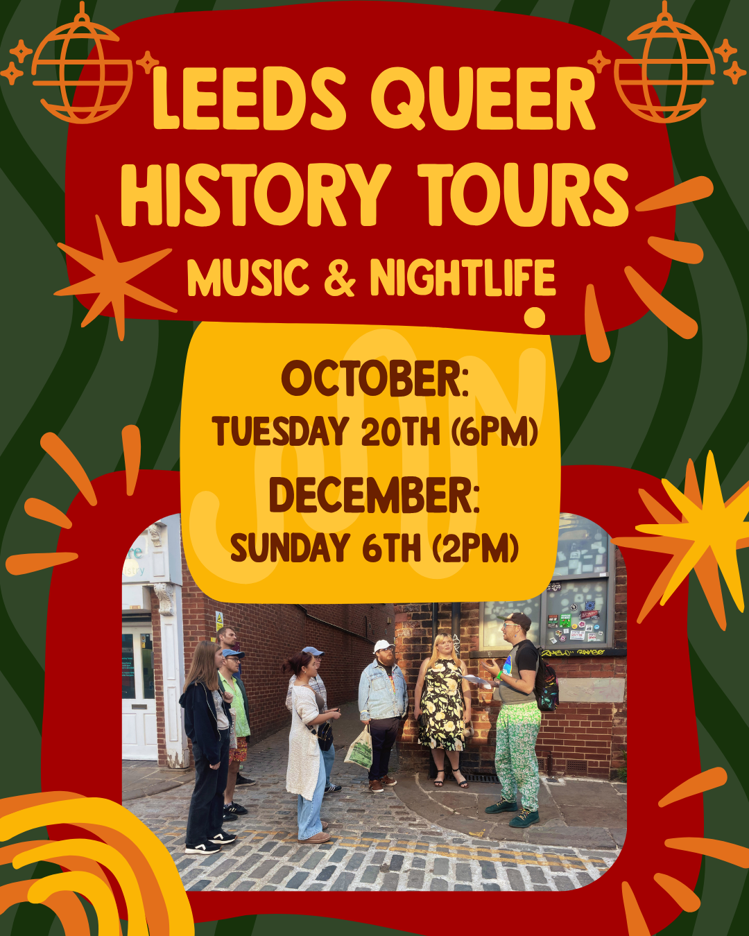 Leeds' Queer History Tour - Music & Nightlife
