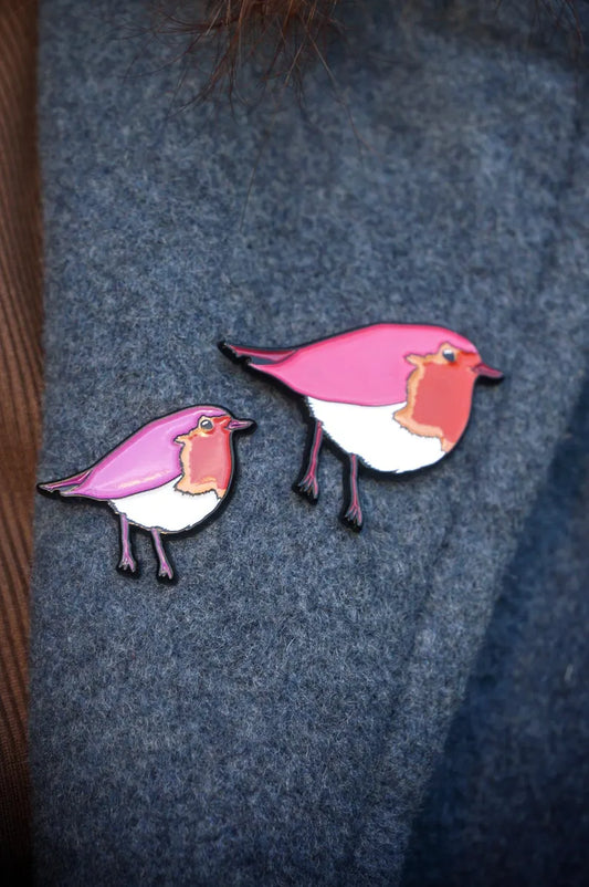 Lesbian Robin Pride Pin