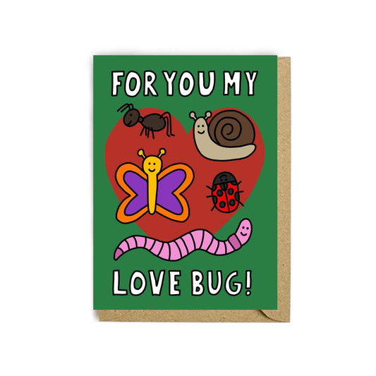 My Love Bug! greetings card