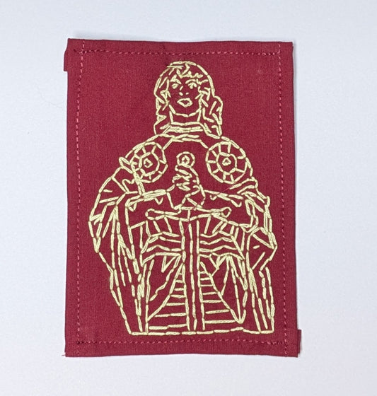 Joan of Arc Hand Embroidered Patch