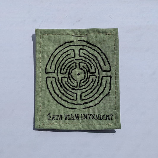 Fate Shall Show The Way Hand Embroidered Patch