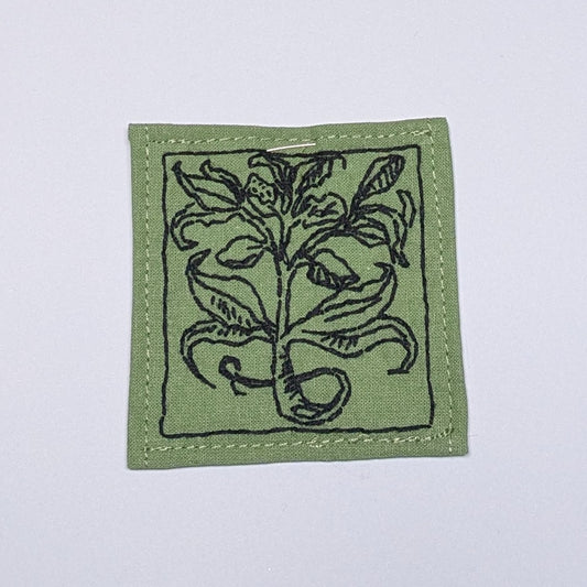 Grete herball Hand Embroidered Patch