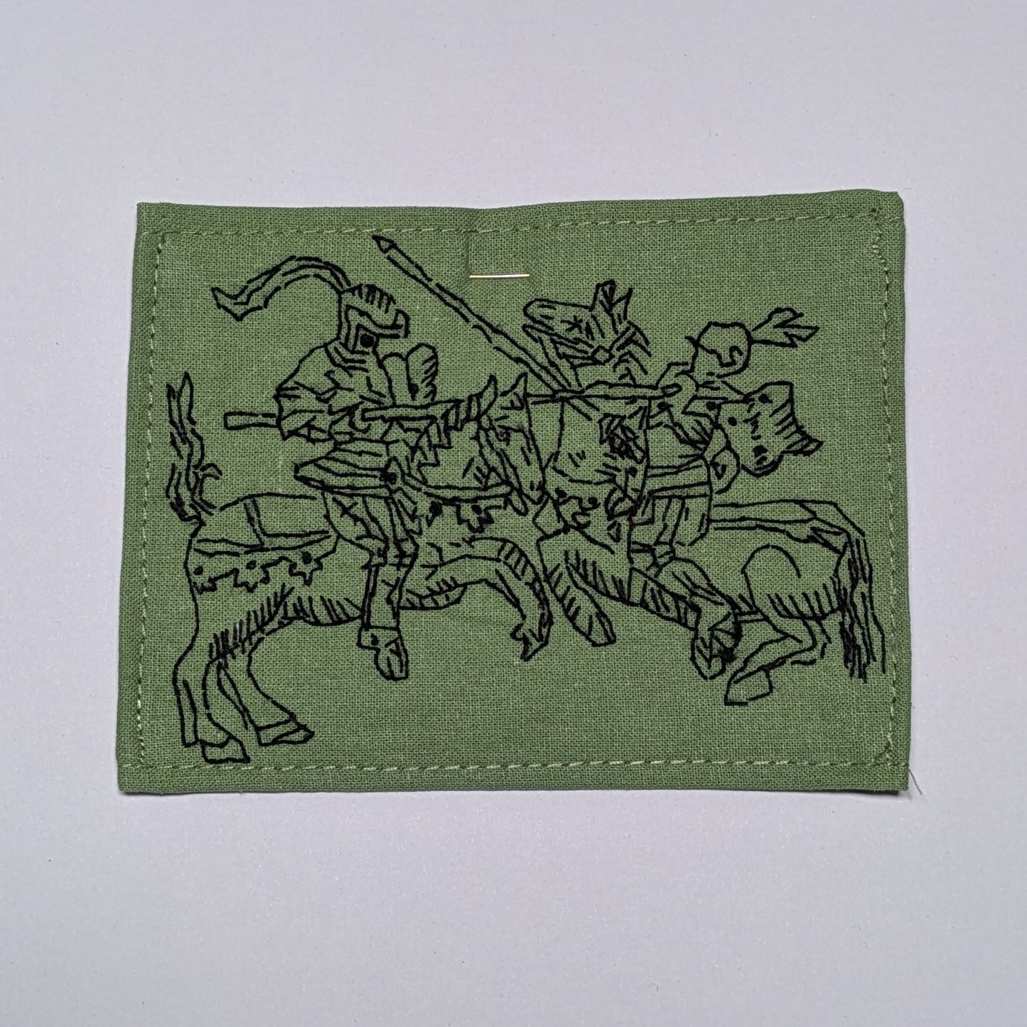 I Charge You! Hand Embroidered Patch