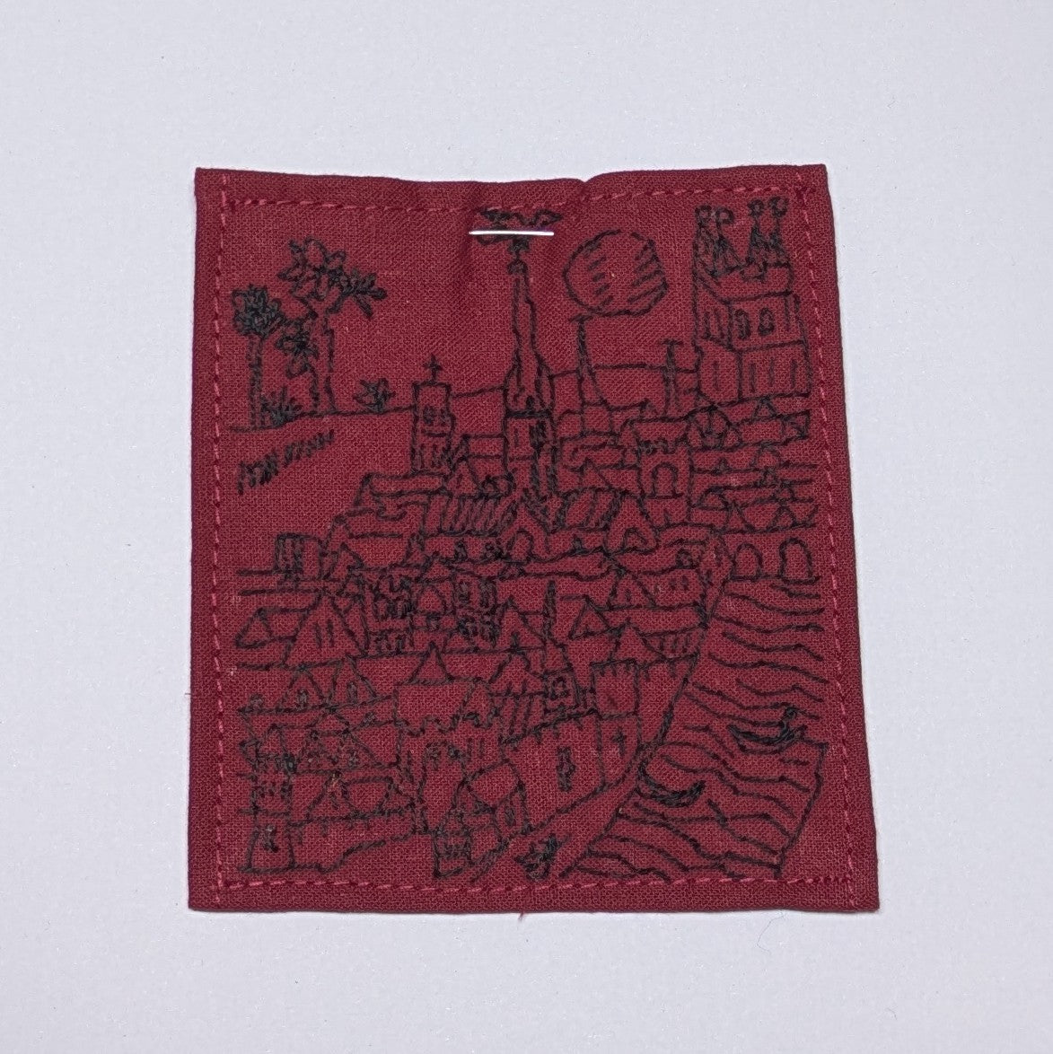 Cronycle of Englonde Hand Embroidered Patch