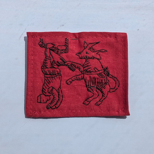 Ox Butcher Hand Embroidered Patch