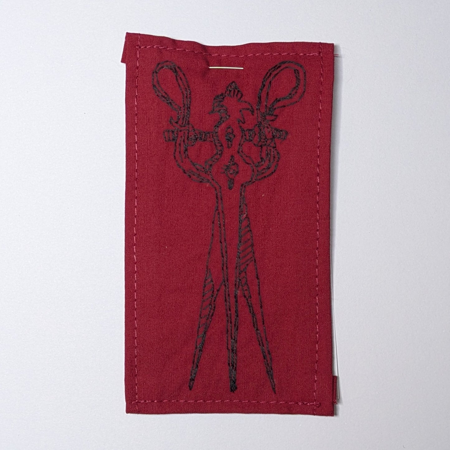 Surgical scissors? Hand Embroidered Patch