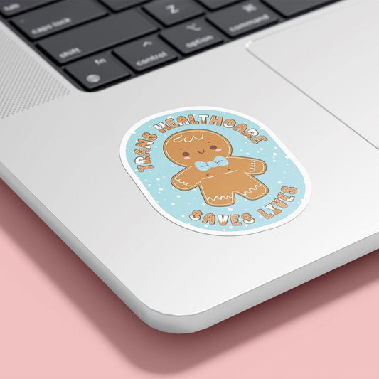 Trans Healthcare Saves Lives sticker